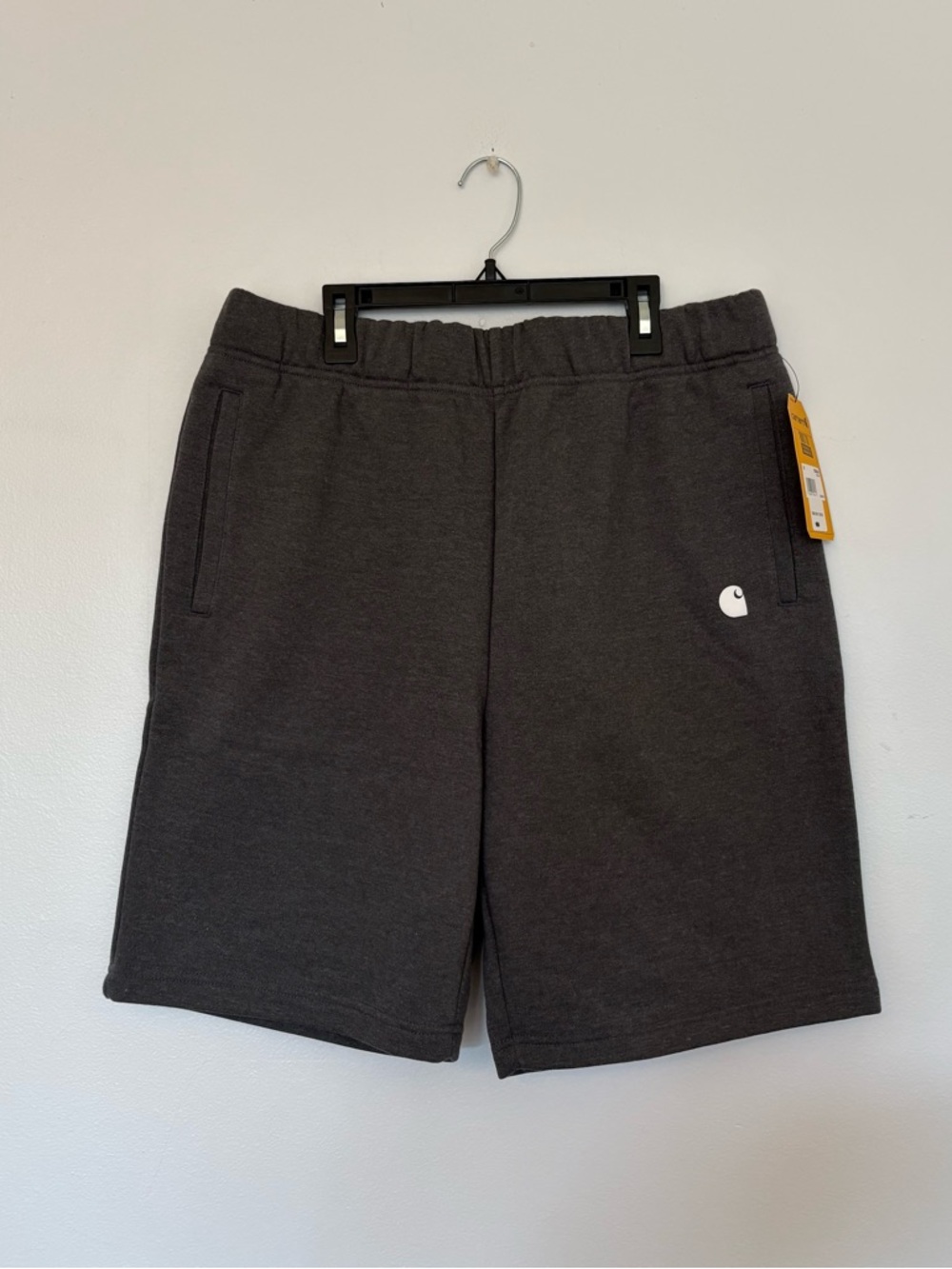 Carhartt Men’s Relaxed Fit Charcoal Knit Shorts. Size M. NWT